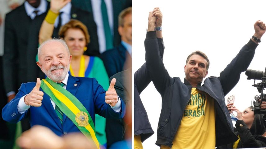 Lula amplia vantagem sobre Flávio no 1º turno, diz BTG/Nexus
