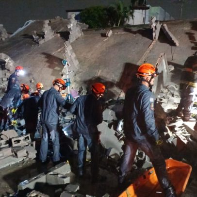 Desabamento de prédio em construção deixa dois mortos na zona leste de SP