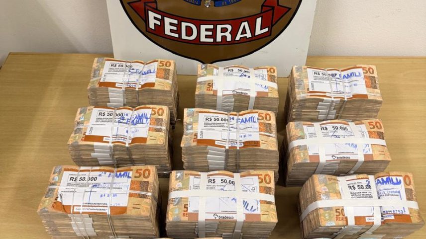 PF apreende R$ 600 mil em ação contra crimes eleitorais em Niterói, no RJ