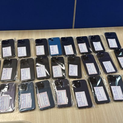 PF apreende mais de 300 celulares em operação contra descaminho no RJ