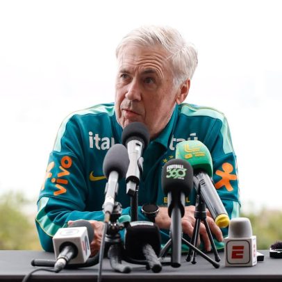 Ancelotti revela escalação do Brasil para amistoso contra a Austrália
