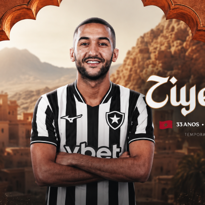 Botafogo anuncia chegada do marroquino Hakim Ziyech