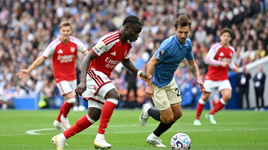 Brighton atropela o Arsenal no Amex e derruba o líder do topo da PL