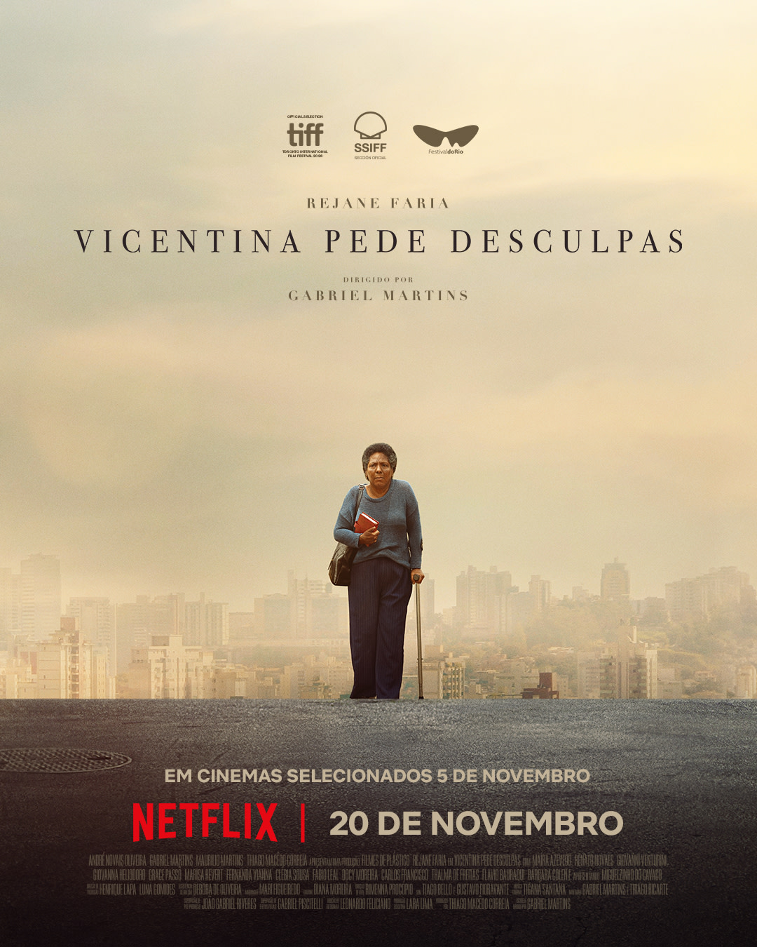Pôster do filme Vincentina pede desculpas