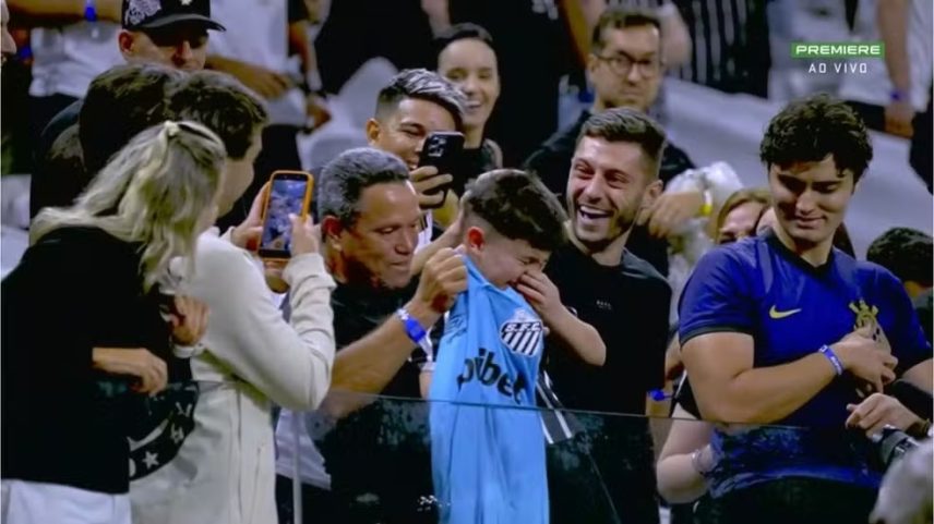 Corinthians é multado em R$ 20,5 mil por hostilidade a menino fã de Neymar