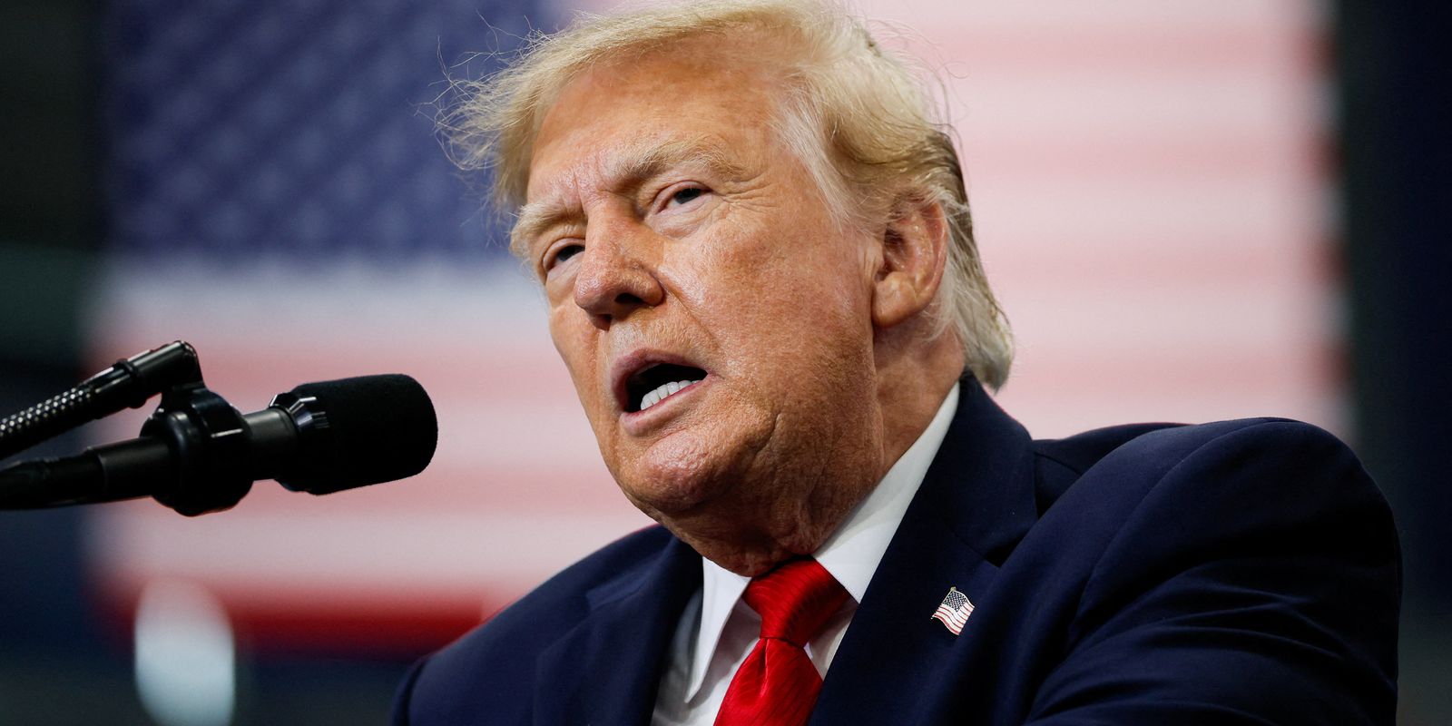 Trump sobre carta de Flávio: "Não vou comentar, não vou me envolver"