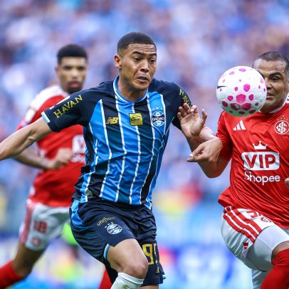 Wallace empata o Gre-Nal, e os dois rivais seguem na zona de rebaixamento