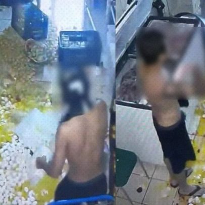 Vídeo | Adolescentes fazem "guerra de comida" com merenda escolar