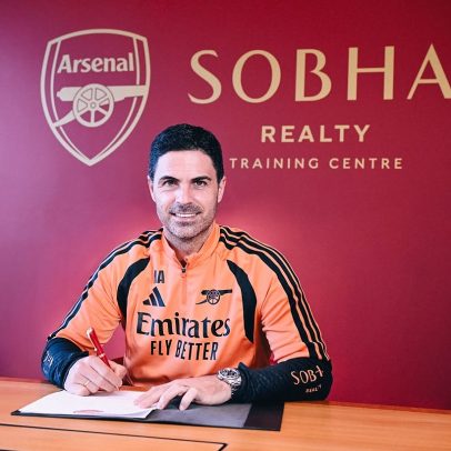 Arteta renova com Arsenal até 2030 e diz: “É só o começo”
