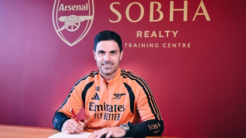 Arteta renova com Arsenal até 2030 e diz: “É só o começo”