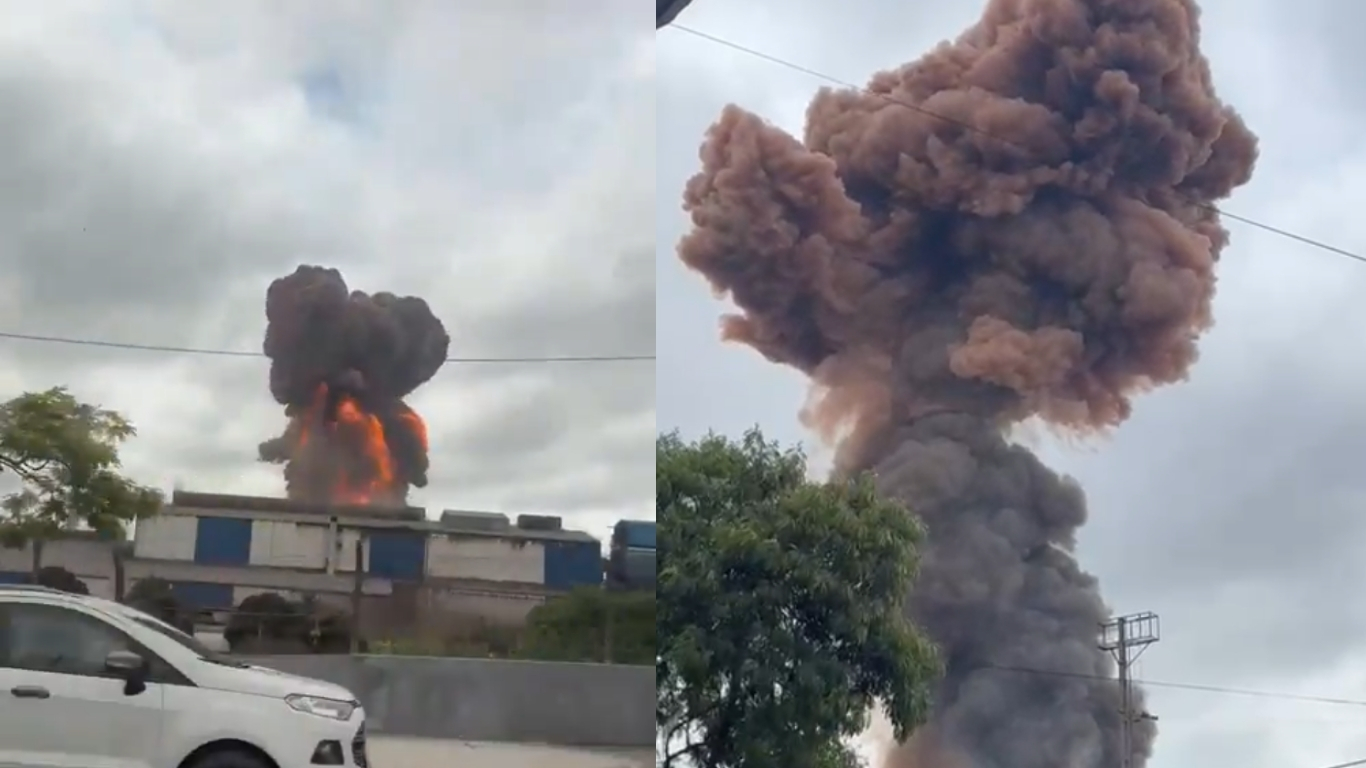 Reação em usina da CSN em Volta Redonda causa fumaça; não há feridos