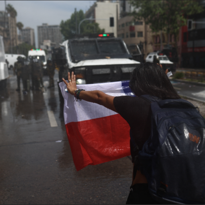 Chile tem 110 detidos em atos pelo aniversário da revolta social de 2019