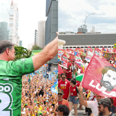 Flávio faz ato em São Paulo; apoiadores de Lula vão às ruas pelo país