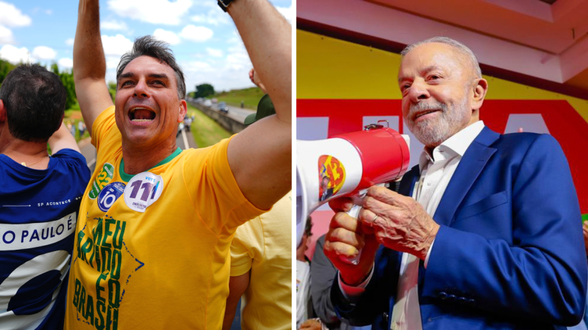 Flávio e Lula vão ao 2º turno com menor distância desde redemocratização