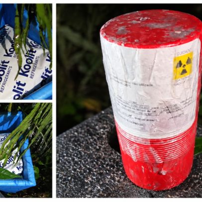 Material radioativo roubado na Via Dutra é encontrado em terreno baldio de SP