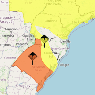 Sul tem alerta de perigo para temporais e formação de novo ciclone