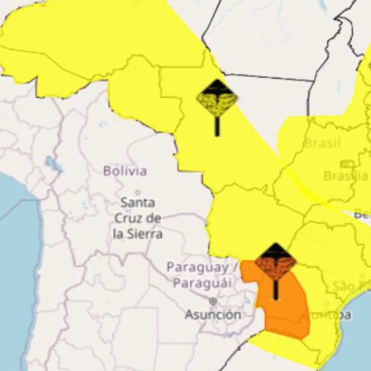 Inmet alerta para tempestades no Sul e Sudeste durante o feriado