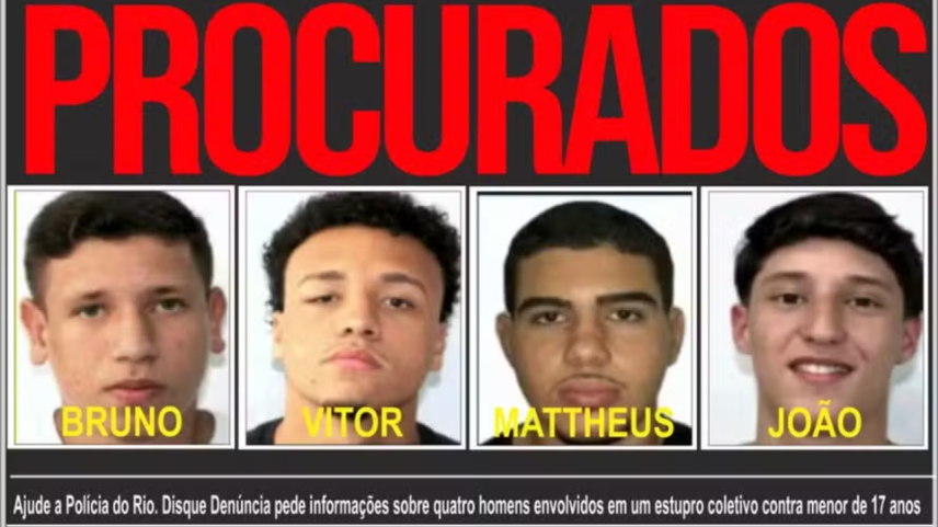 Justiça condena quatro jovens a 15 anos de prisão por estupro coletivo no Rio