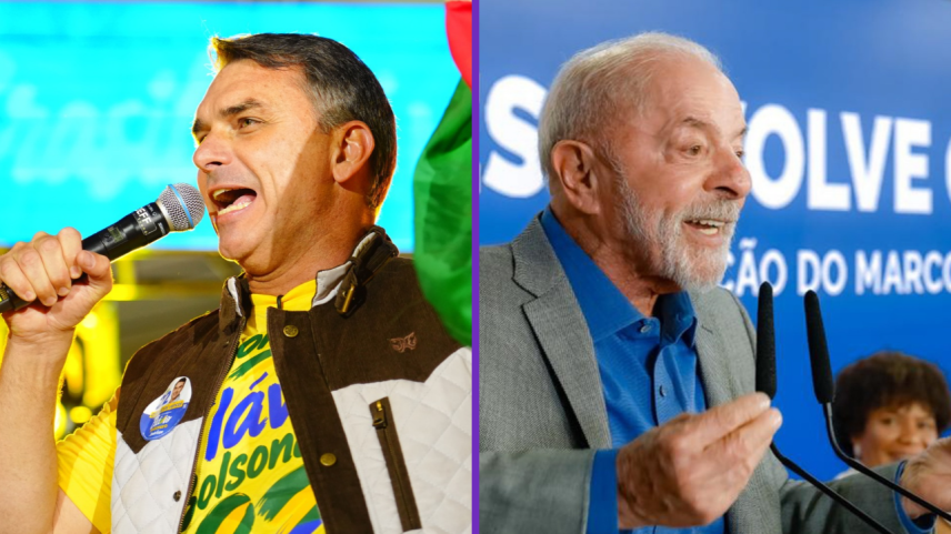 PoderData/Aya: Flávio e Lula empatam com 50% dos votos válidos