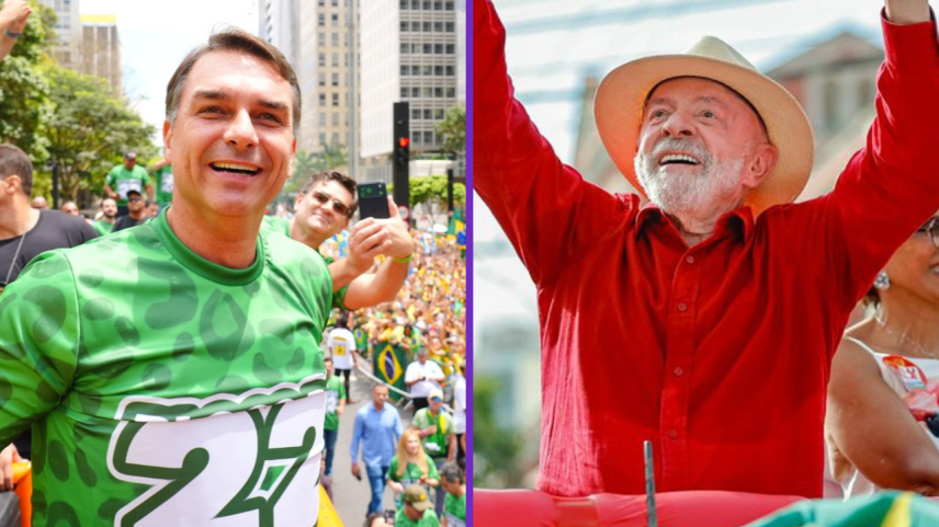 PoderData/Aya: Flávio tem 52% dos votos válidos e Lula, 48%