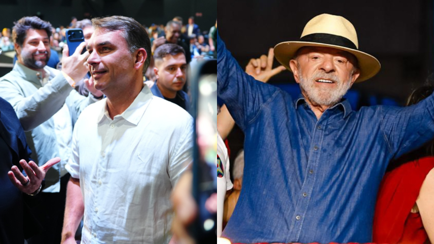 Flávio lidera entre eleitores de Caiado, Zema e Renan; Lula, de Cury