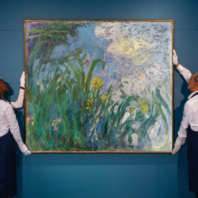 Quadro de Monet se torna obra de arte mais cara já vendida na França