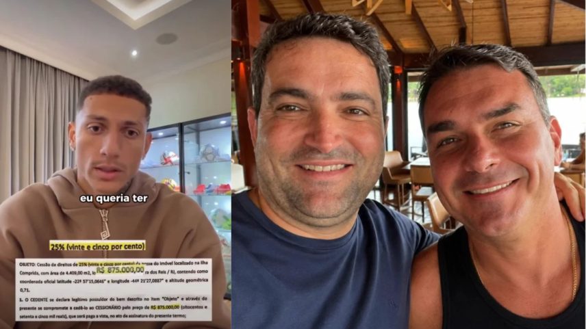 Entenda a briga de Richarlison e Flávio Bolsonaro por causa de ilha