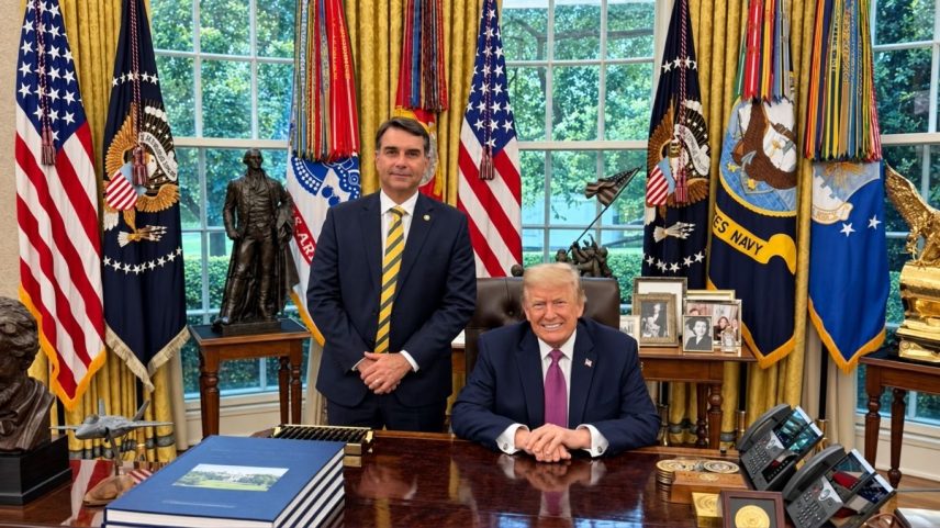 Trump comemora resultado de Flávio e prevê 2º turno "muito disputado"