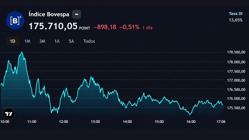 Ibovespa tem queda modesta em dia de acomodação após tombo
