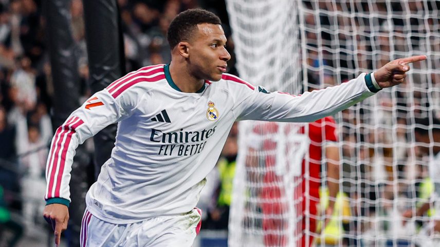 Real Madrid goleia Sevilla com dois gols de Mbappé