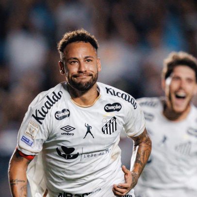 Neymar cobra dois pênaltis, e Santos arranca empate com o Flamengo na Vila