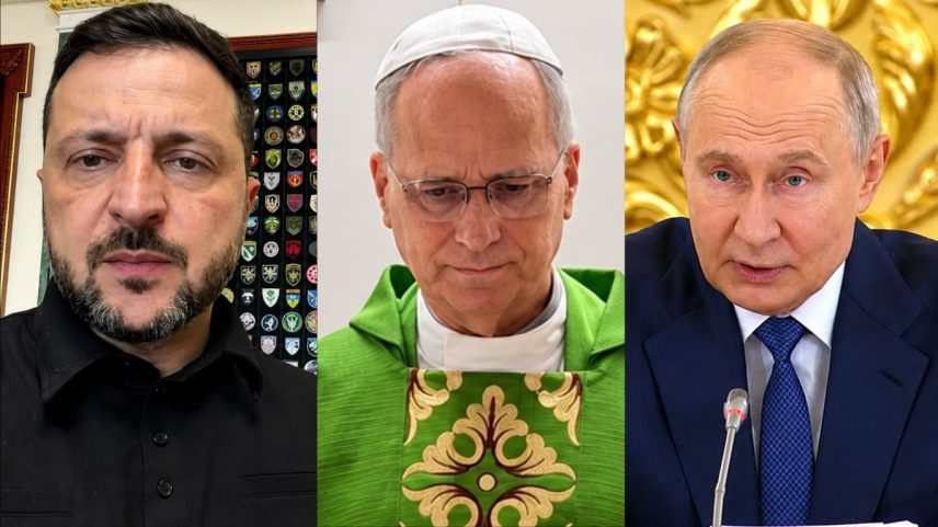 Papa pede a Zelensky e Putin cooperação para levar ajuda a Oleshky