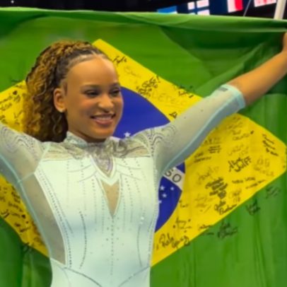 Rebeca Andrade é tricampeã no Mundial de ginástica na Holanda