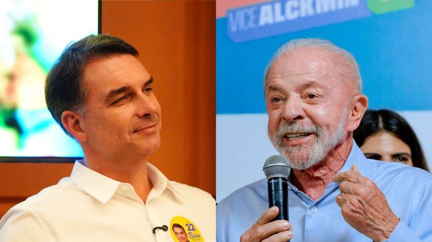 Flávio tem 48% contra 45% de Lula no 2º turno, diz BTG/Nexus