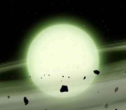 Estrela verde é identificada pela primeira vez e fascina cientistas