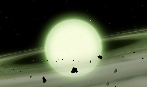 Estrela verde é identificada pela primeira vez e fascina cientistas