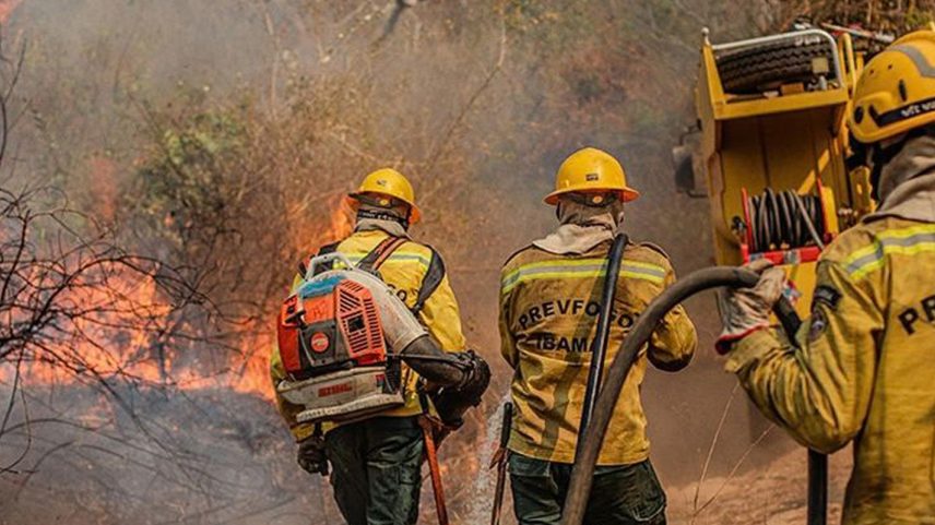 Força-tarefa extingue mais de 300 focos de incêndio no Amazonas