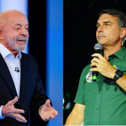 Quantos votos Lula e Flávio ganharam entre o 1º e o 2º turno?