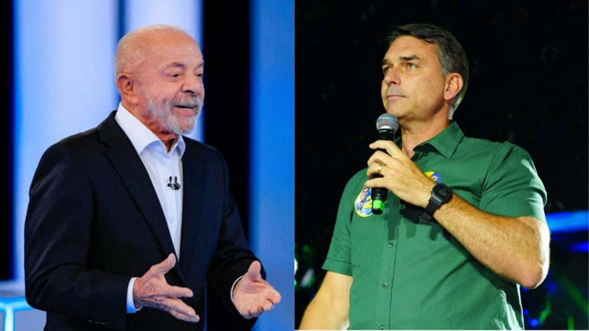 Quantos votos Lula e Flávio ganharam entre o 1º e o 2º turno?