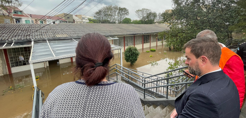 Chuva altera locais de votação em quatro cidades do Sul do país