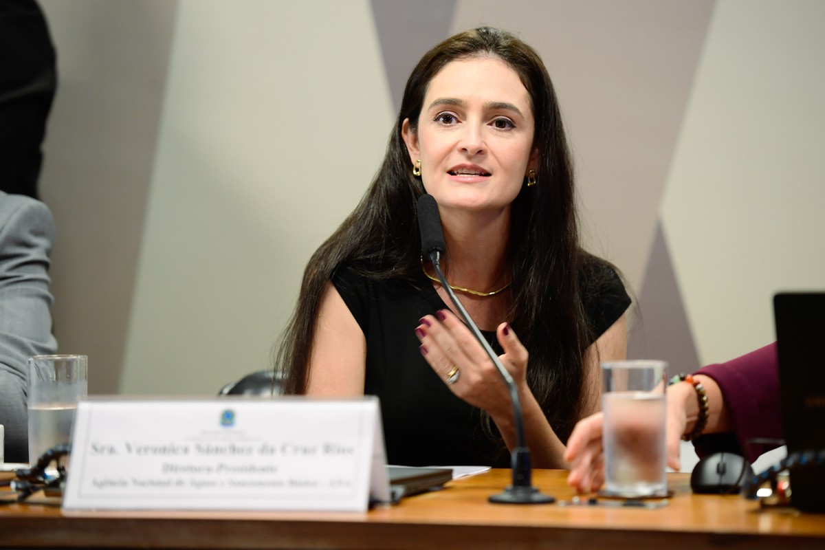 Veronica Rios, diretora-presidente da Agência Nacional de Águas e Saneamento Básico (ANA), durante audiência pública no Senado (Foto: Saulo Cruz/Agência Senado)