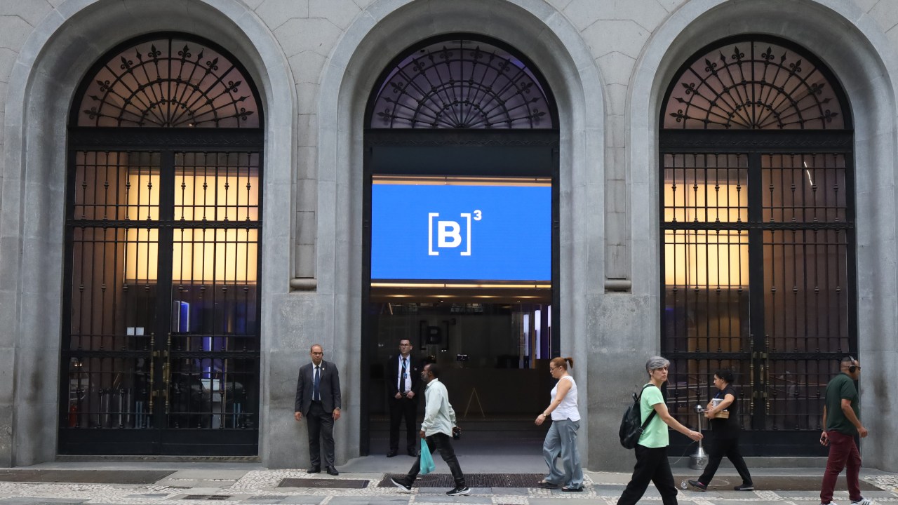 Sede da B3, dona da bolsa de valores brasileira, em São Paulo (Foto: NurPhoto/Getty Images)