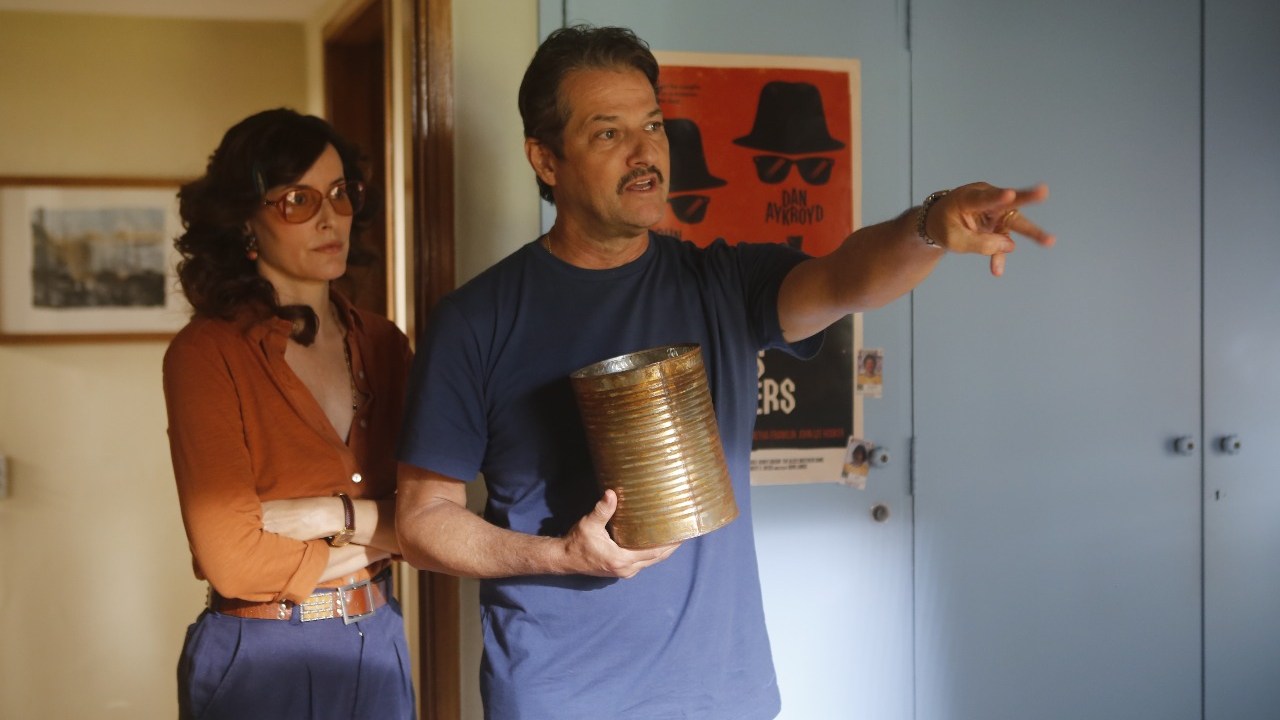 Maria João Bastos e Marcelo Serrado em cena (Foto: Divulgação)