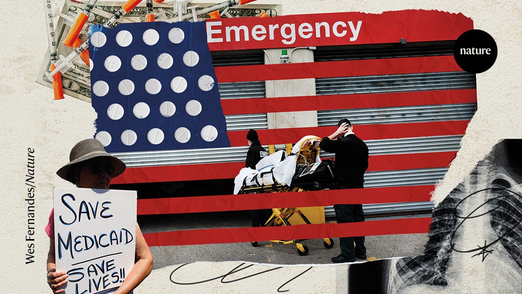 Estados Unidos enfrentam desafios de saúde e buscam soluções eficazes Collage: Wes Fernandes/Nature; Getty