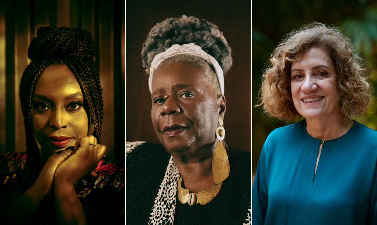 Chimamanda Ngozi Adichie, Conceição Evaristo e Míriam Leitão: estrelas da Bienal do Livro do Rio (Foto: Reprodução)