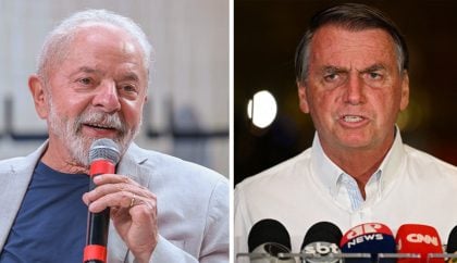 Lula e Jair Bolsonaro. Fotos: Ricardo Stuckert e Evaristo Sá/AFP