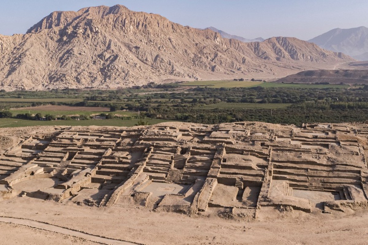 A cidadela Peñico, na província de Huaura, no Peru, é aberta à visitação após oito anos (Foto: AFP Photo / Zona Arqueologica Caral / Handout)