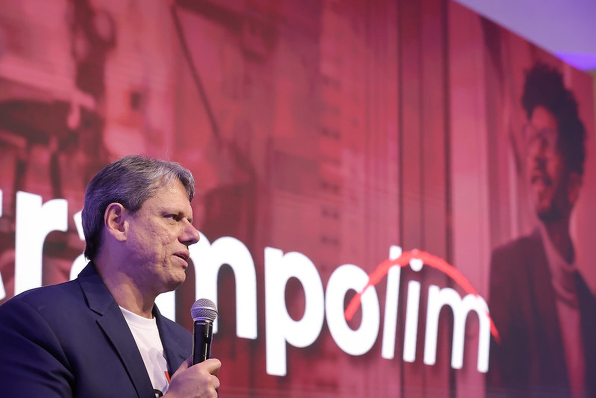 Tarcísio enfrenta desafios para se firmar como candidato à presidência Tarcisio no lançamento do programa Trampolim (Foto: Pablo Jacob/Governo do Estado de SP)