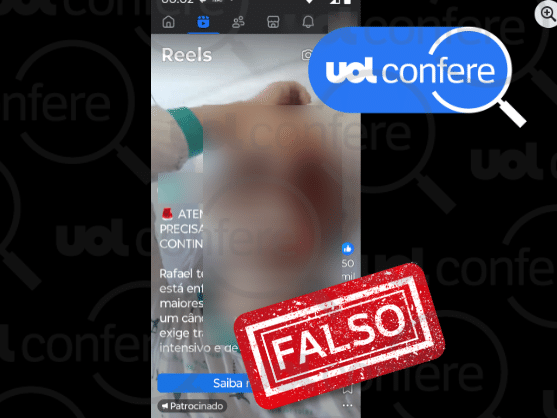 Golpistas exploram vídeo de homem falecido em campanha enganosa sobre câncer Criminosos usam vídeo real de homem que morreu de câncer (Foto: Reprodução/Facebook)