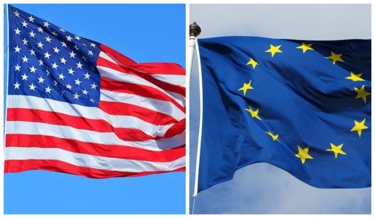 EUA e UE fecharam, segundo Trump, o maior acordo tarifário de todos (Foto: Montagem de fotos)